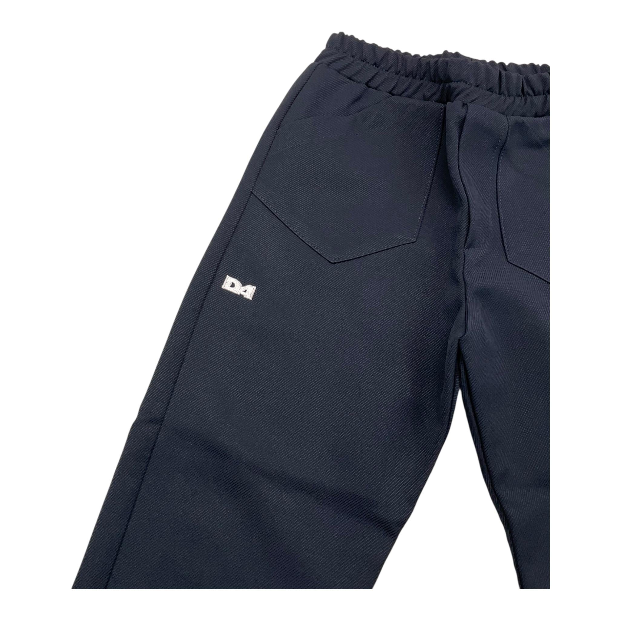 DANIELE ALESSANDRINI pantalone tinta unita con elastic in vita Blu per Bambino 1291P00006 BLU DANIELE ALESSANDRINI 