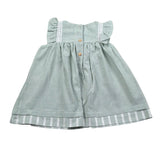 Babyvip Abito Tinta Unita con Ricami per Neonata T1351 VERDE BABYVIP 