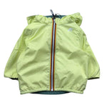 K-Way Giubbino Reversibile con Zip E Cappuccio per Neonato K2123IW VERDE K-WAY 
