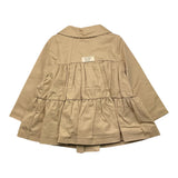 Valentina Bebes Solid Color Dress With Sand Buttons For Baby Girl