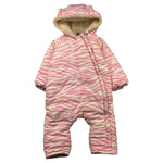SAINT BARTH eskimo fantasia zebrata bicolore Rosa per Neonata GLACEZ ROSA SAINT BARTH 