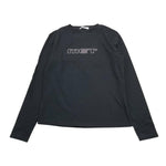 MET shirt girocollo tinta unita con brillantini Nero per Bambina ME007 NERO MET 