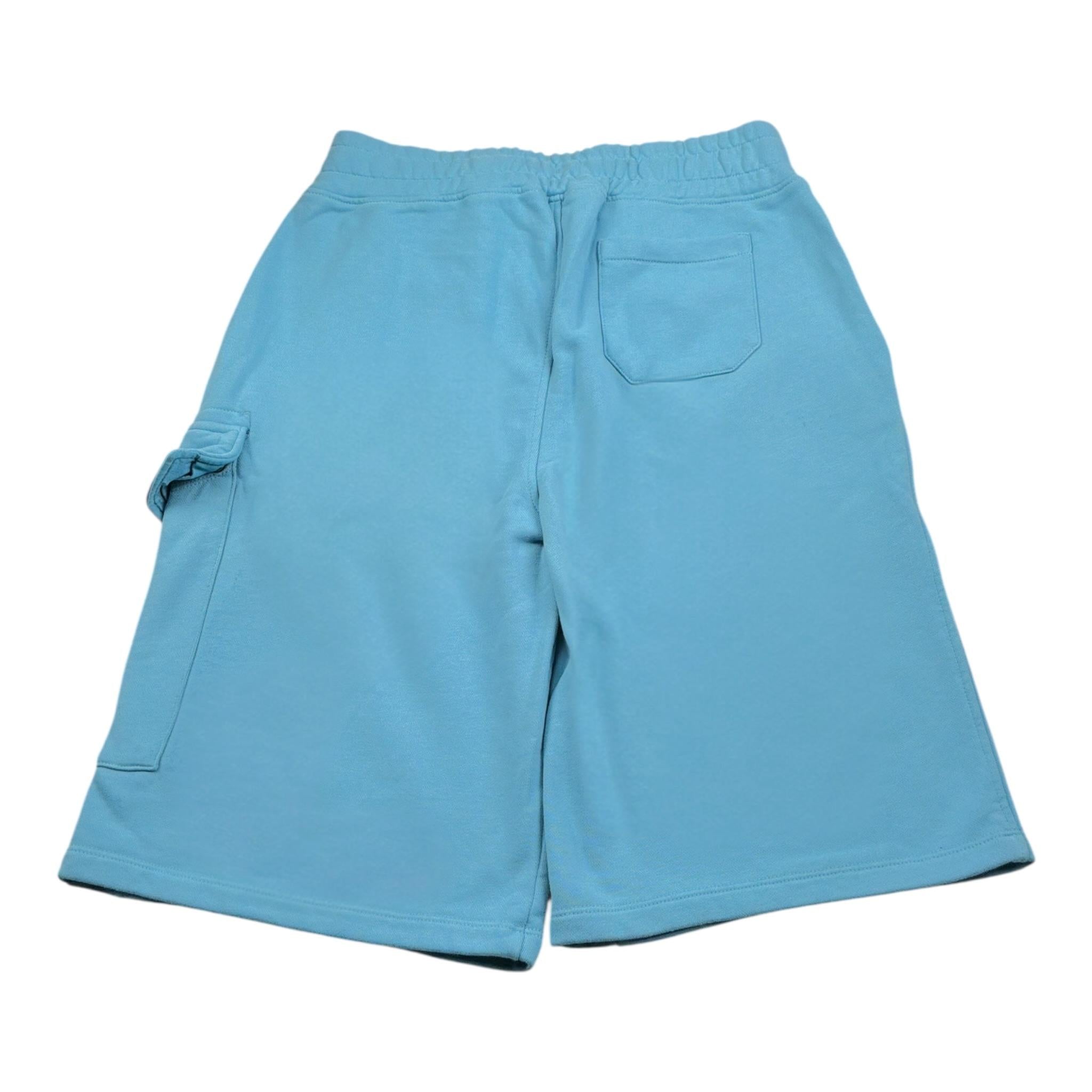 C.P. Company Bermuda tinta unita con Elastico In Vita Azzurro per Bambino CU1002 AZZURRO C.P. COMPANY 