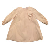 BARCELLINO abito manica lunga tinta unita con tulle Rosa per Neonata 115807 ROSA BARCELLINO 