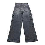 LIU JO jeans tinta unita modello palazzo Nero per Bambina GF4121XX NERO LIU JO 