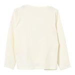LIU JO shirt girocollo tinta unita con stampa paillettata Panna per Bambina KF4118X PANNA LIU JO 