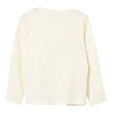 LIU JO shirt girocollo tinta unita con stampa paillettata Panna per Bambina KF4118X PANNA LIU JO 