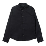 EMPORIO ARMANI camicia tinta unita con logo Blu per Bambino 8N4C09 BLU EMPORIO ARMANI 