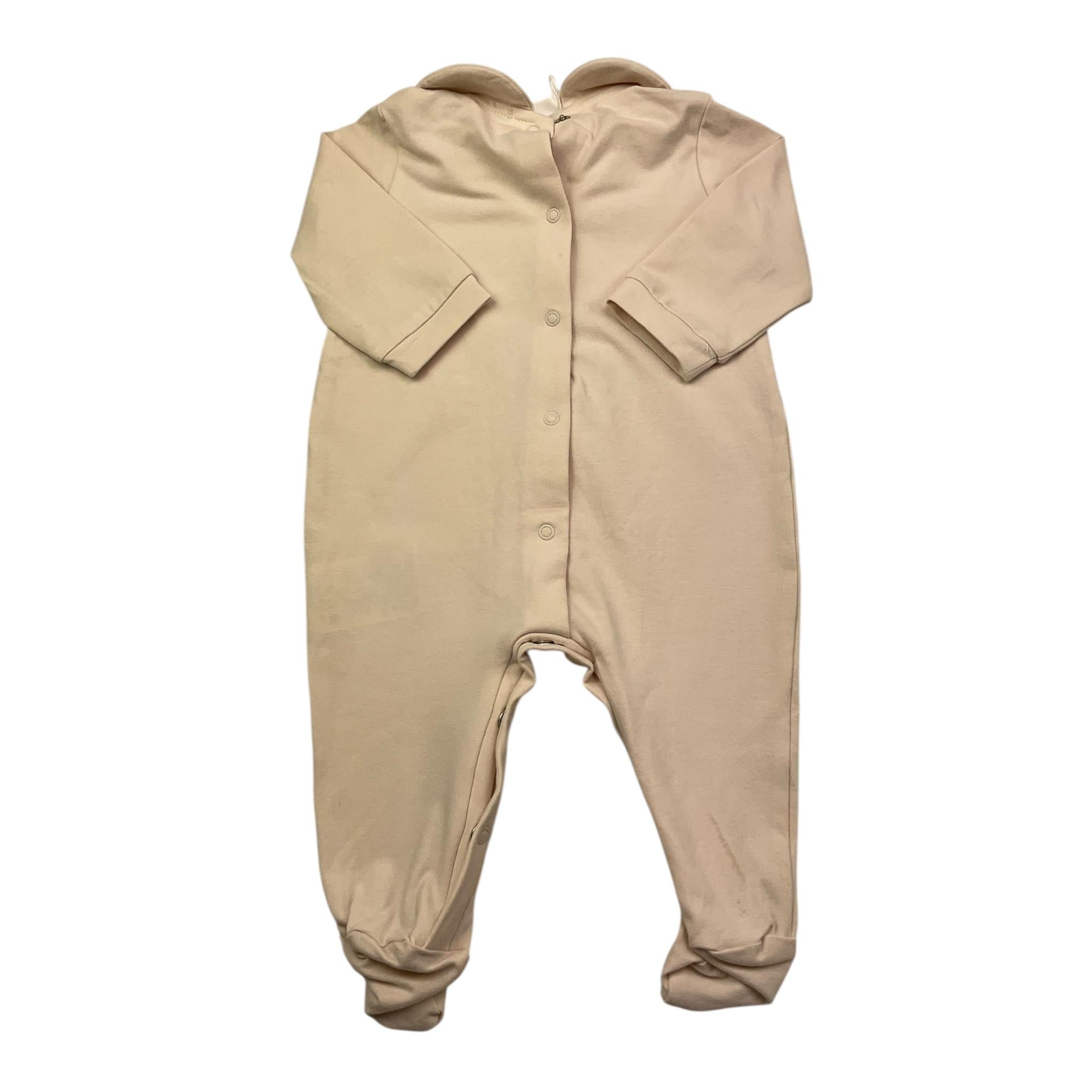 NANAN tutina tinta unita con stampa Beige per Neonato I2400103BE BEIGE NANAN 