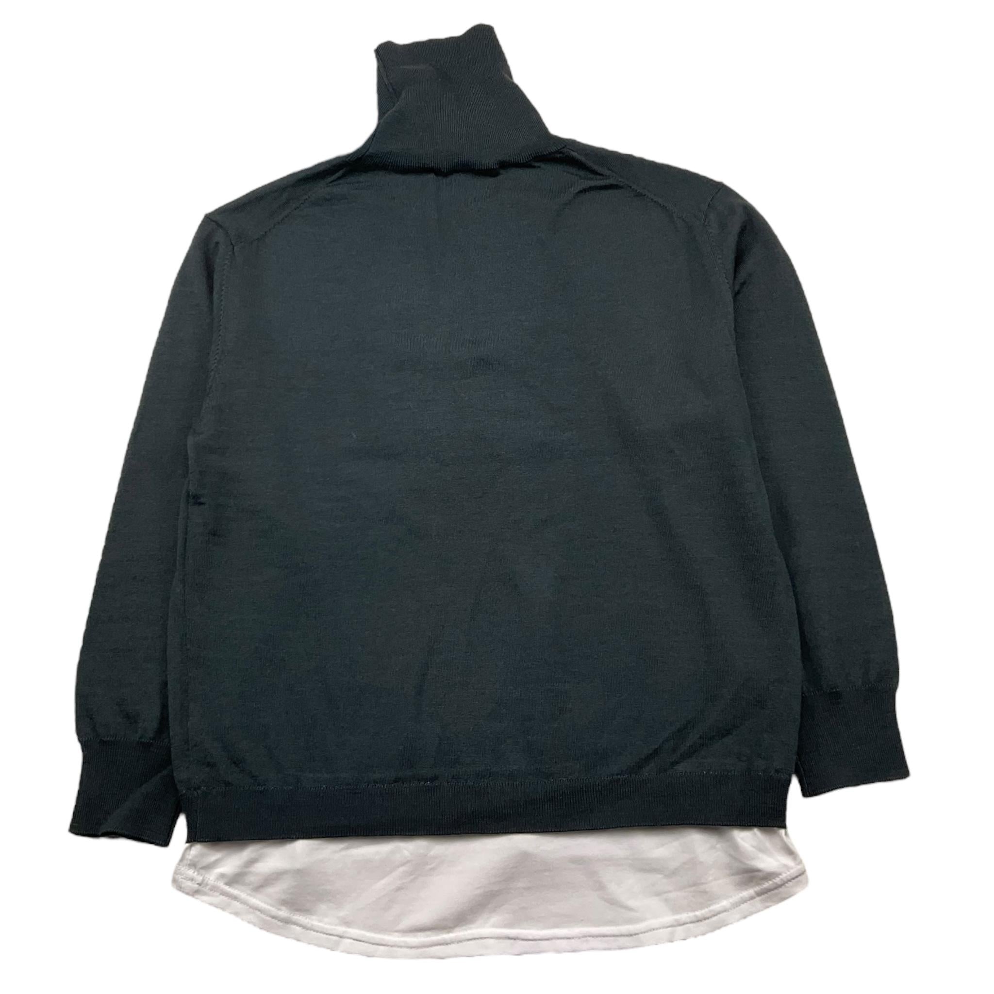 PAOLO PECORA maglia collo alto tinta unita con finta t-shirt Grigio per Bambino PP4087 GRIGIO PAOLO PECORA 