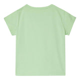 Liu Jo T-Shirt Girocollo Tinta Unita con Brillantini per Neonata KA5081NX VERDE LIU JO 