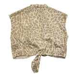 Balmain Half Sleeve Shirt Spotted Pattern White/Beige For Girls