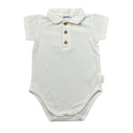 Laranjinha Body Mezza Manica Tinta Unita per Neonato 92951V5809M61 BIANCO LARANJINHA 