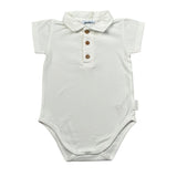 Laranjinha Body Mezza Manica Tinta Unita per Neonato 92951V5809M61 BIANCO LARANJINHA 