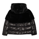 BLAUER giubbino tinta unita con pelliccia Nero per Bambina 24WBLGC02527 NERO BLAUER 