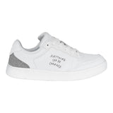 Acbc Sneakers Solid Color With Contrast Prints White/Silver For Girls