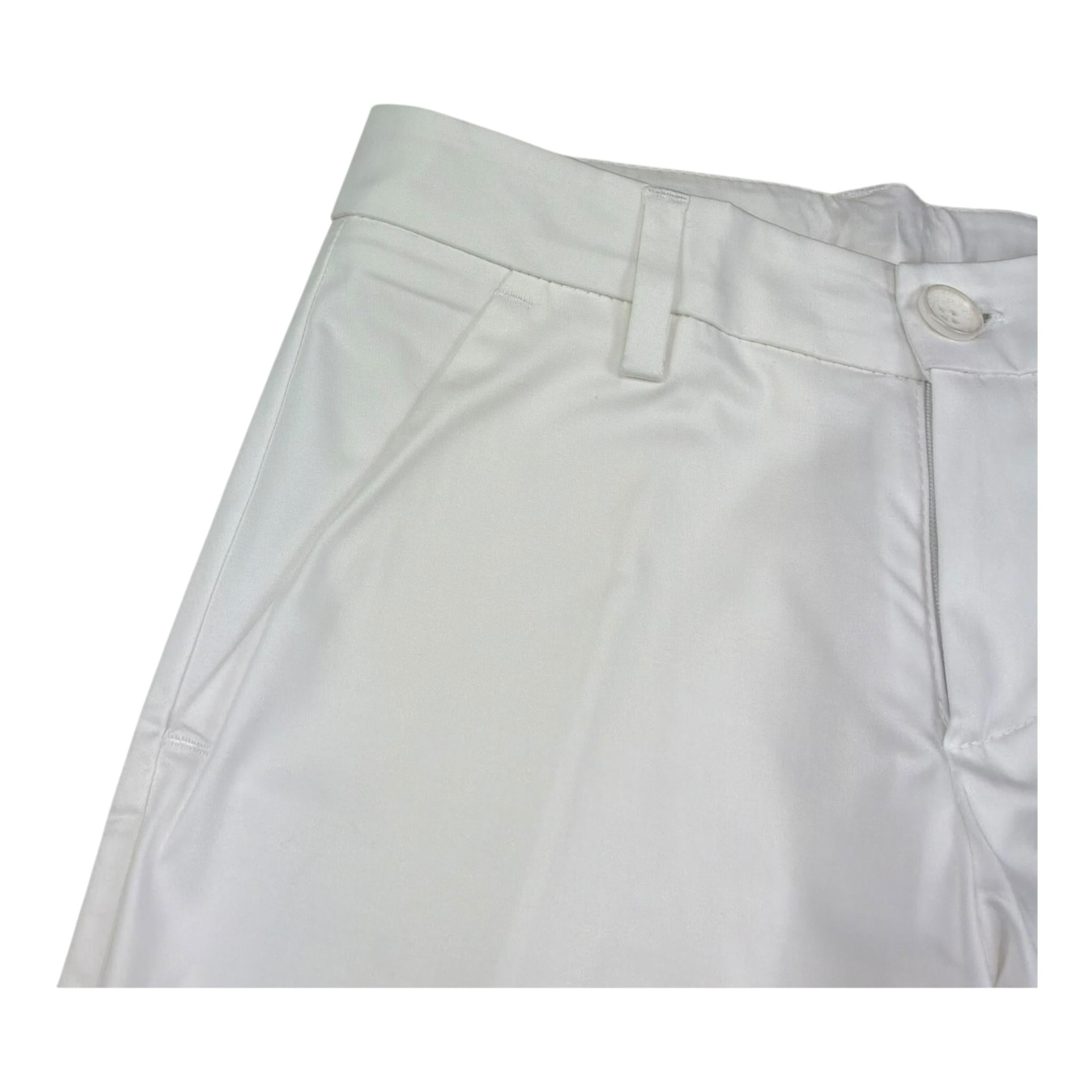 Emanuel Pris Pantalone Tinta Unita con Girovita Regolabile per Bambino EPT6226B BIANCO EMANUEL PRIS 