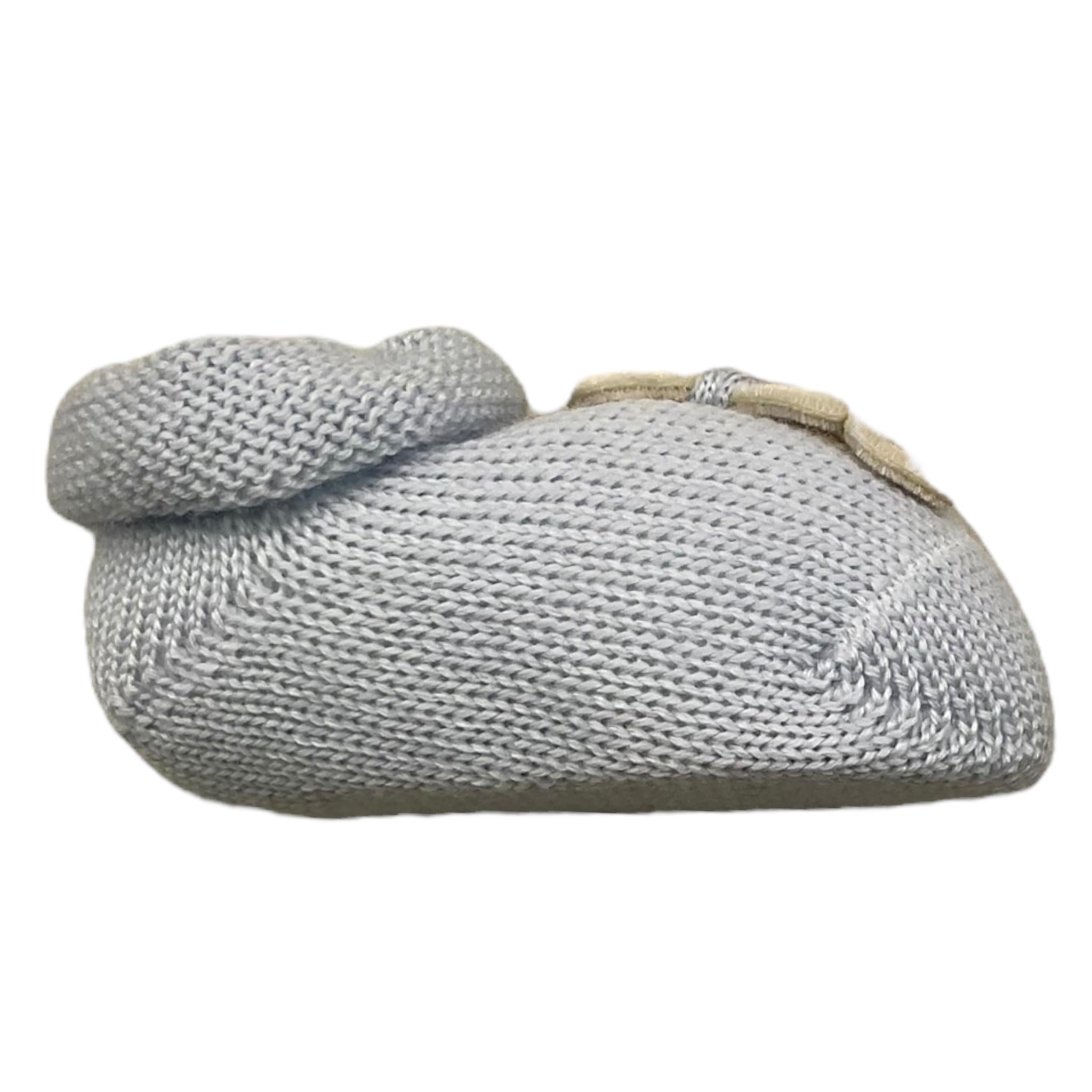 STORY LORIS babbucce tinta unita con orso Azzurro per Neonato 32033 AZZURRO STORY LORIS 