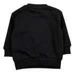 John Richmond Felpa Chiusa Girocollo Tinta Unita con Logo per Neonato RIP26036FE NERO JOHN RICHMOND 