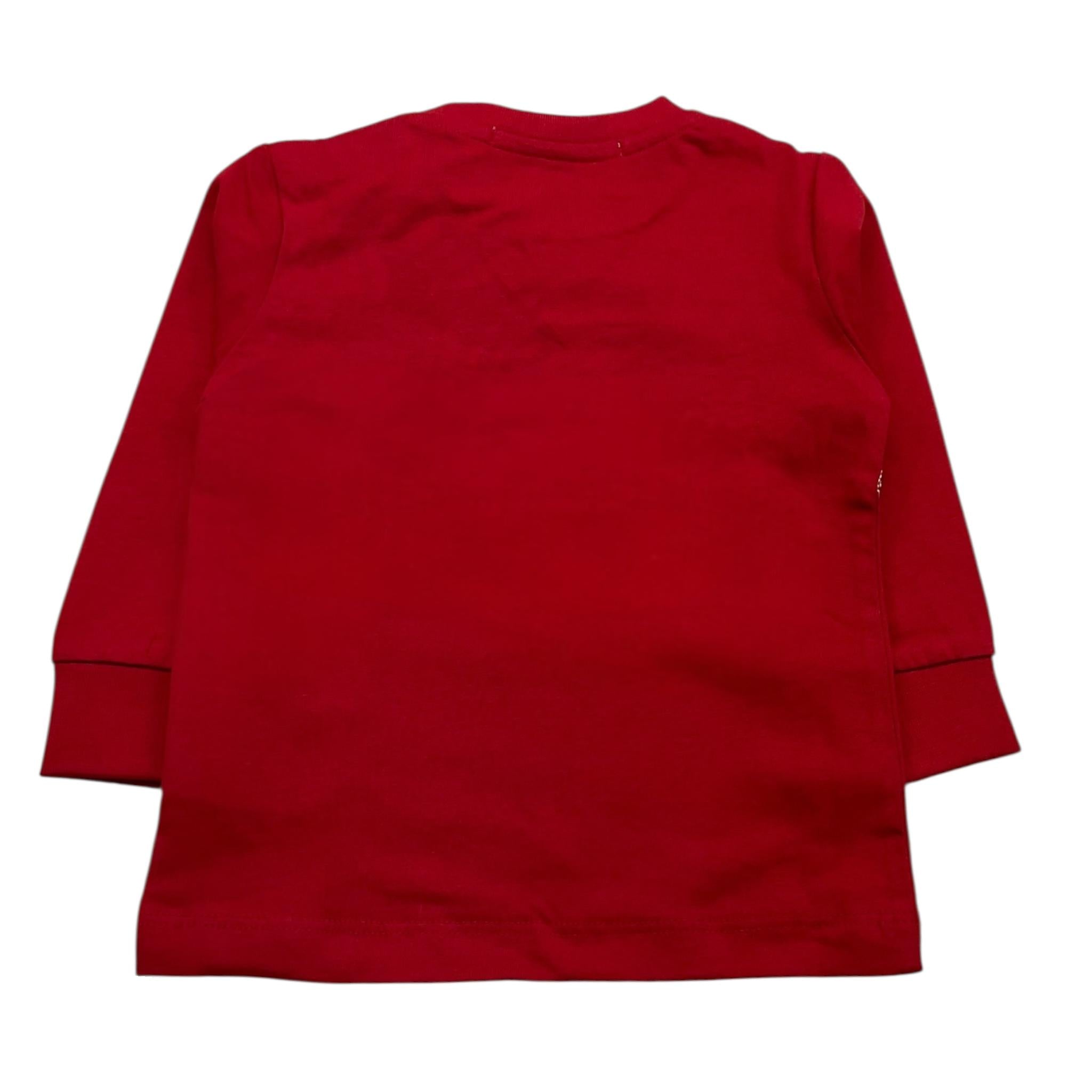 CESARE PACIOTTI shirt girocollo tinta unita con stampa Rosso per Neonato TSP5308BXX ROSSO CESARE PACIOTTI 