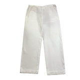 Met Pantalone Tinta Unita con Elastico In Vita per Bambina ME170 BIANCO MET 
