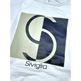 Siviglia Felpa Chiusa con Cappuccio Tinta Unita con Stampa per Bambino SVJST17226 BIANCO SIVIGLIA 