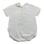 Wedoble Pagliaccetto Mezza Manica Tinta Unita per Neonato V2501305R BIANCO WEDOBLE 