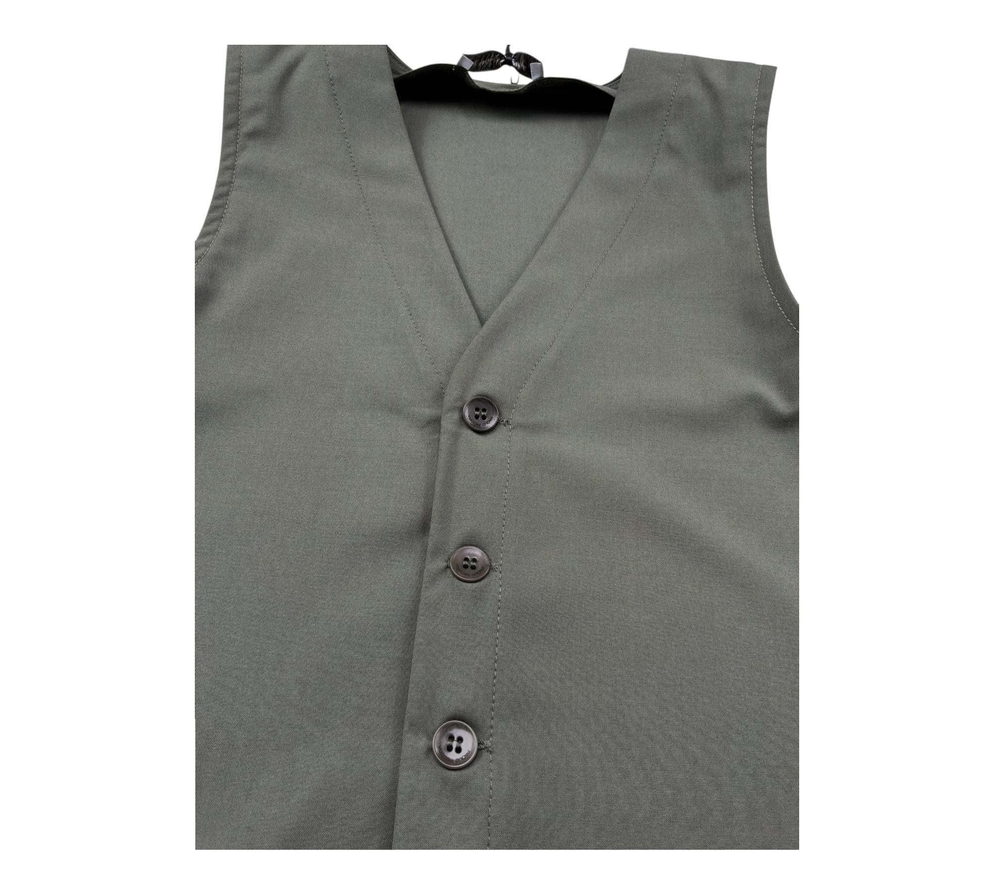 Paolo Pecora Gilet Tinta Unita per Bambino PP4205 VERDE PAOLO PECORA 