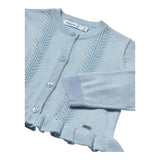 Mayoral Cardigan Tinta Unita Traforato per Neonata 1398 AZZURRO MAYORAL 