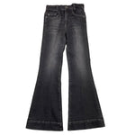 LIU JO jeans tinta unita modello zampa Nero per Bambina GF4115 NERO LIU JO 