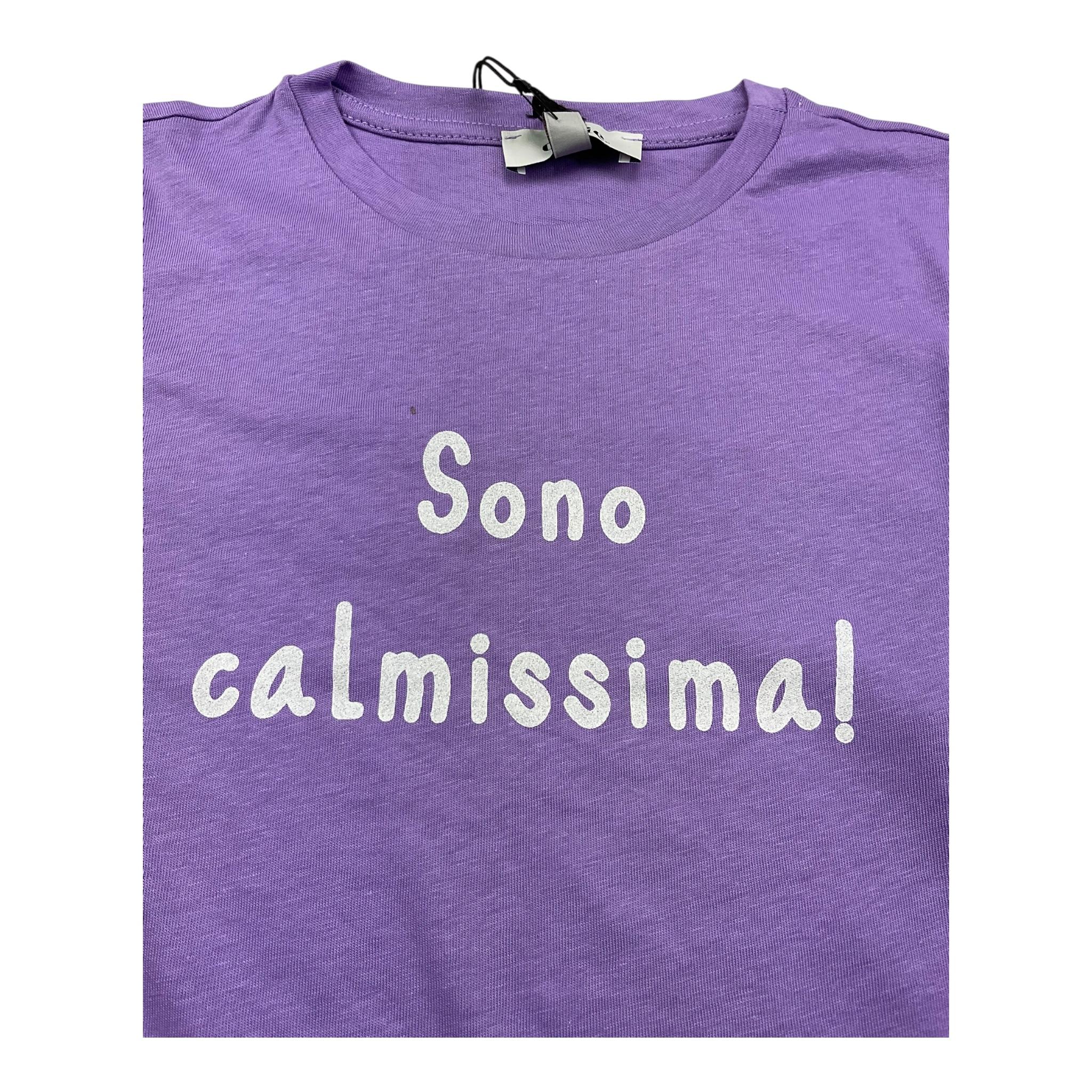 DIXIE shirt girocollo tinta unita cn stampa Lilla per Bambina LB35030G56 LILLA DIXIE 