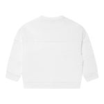 EMPORIO ARMANI felpa tinta unita girocollo con stampa Bianco per Bambino 6DBM63 BIANCO EMPORIO ARMANI 
