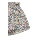 Losan Solid Color Sleeveless Dress with White Pattern Print for Baby Girl