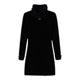 TWINSET abito tinta unita con pelliccia Nero per Bambina 242GJ3200 NERO TWINSET 