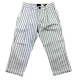 Fay Plain Trousers Striped Pattern White For Boys