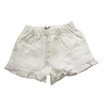 J.O. Milano Short Tinta Unita con Elastico In Vita per Neonata 174D2 BIANCO J.O. MILANO 