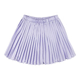 Vicolo Solid Color Skirt With Elastic Waist Lilac For Girls
