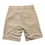 Daniele Alessandrini Bermuda Solid Color With Adjustable Waist Sand For Boys
