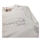 MARIUCCIA shirt girocollo tinta unita con stampa brillantinata Bianco per Bambina MBFW23T209X BIANCO MARIUCCIA 