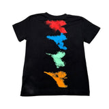 Diadora T-Shirt tinta unita con Stampa Nero per Bambino 033227 NERO DIADORA 