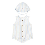Mayoral Completo 2 Pezzi Pagliaccetto-Cappello per Neonato 16033 BIANCO MAYORAL 