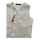 Manuel & Frank Gilet Tinta Unita con Fantasia per Neonato MF5194BN BEIGE MANUEL & FRANK 