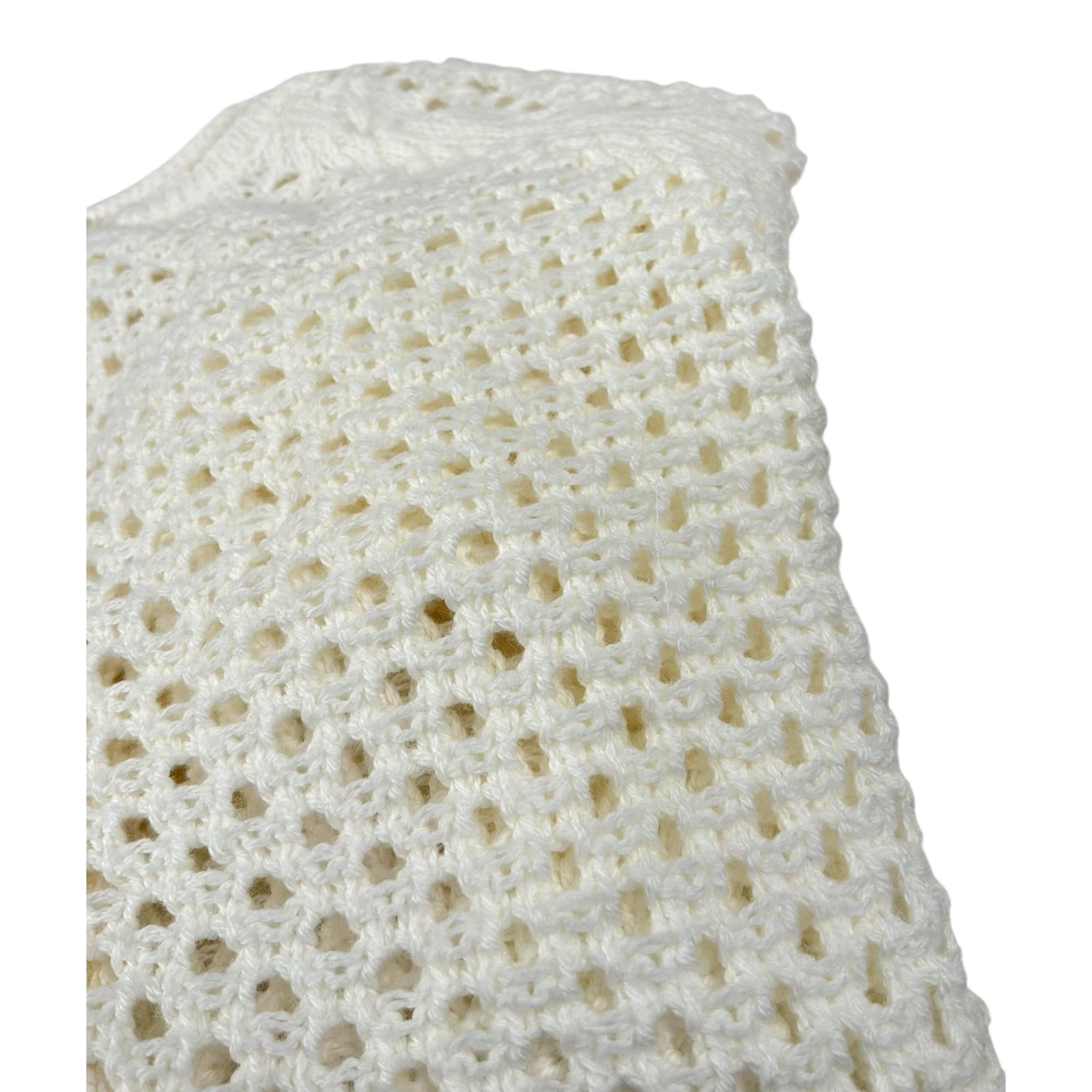 Il Gufo Cardigan Tinta Unita Traforato per Bambina P25GF440EM109X PANNA IL GUFO 