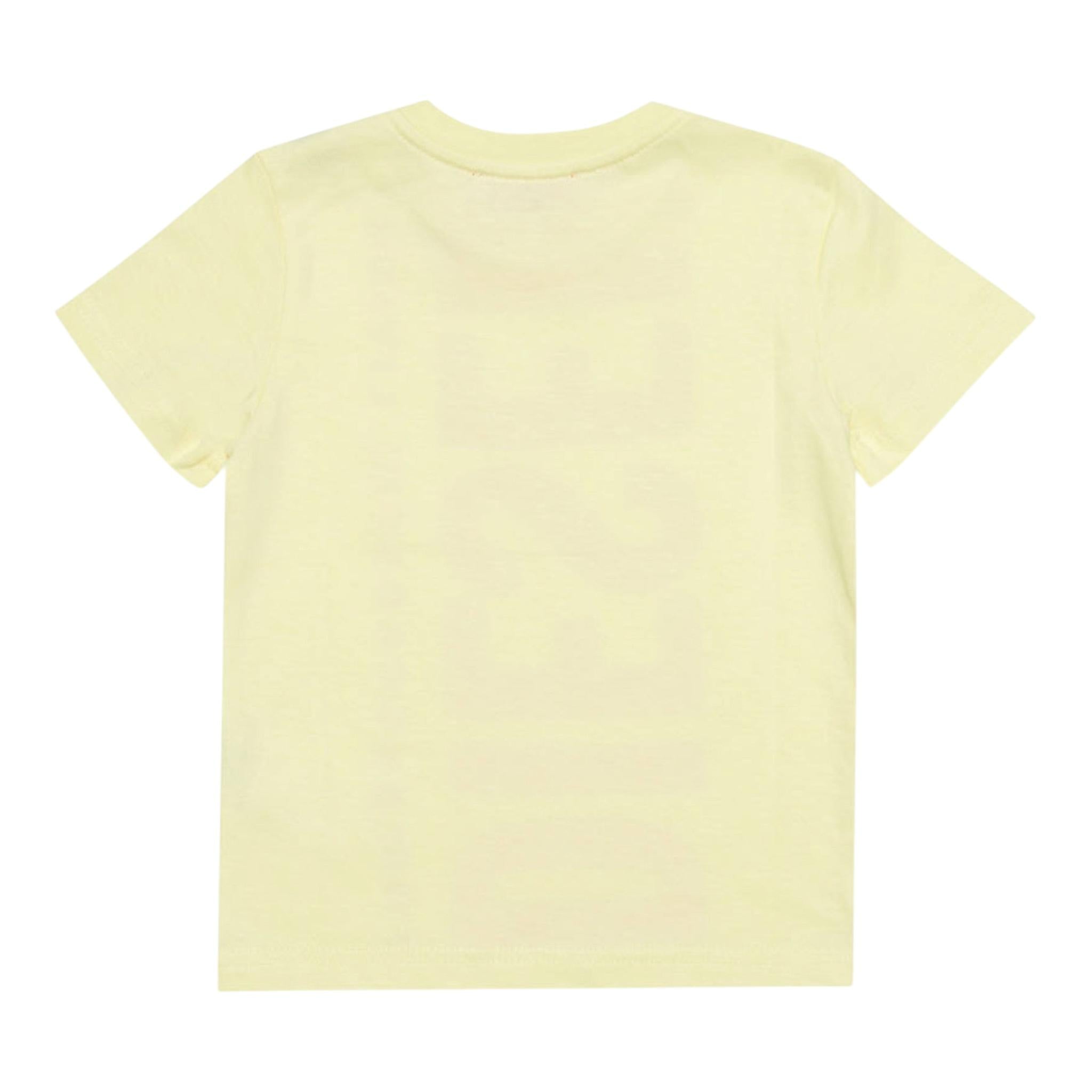 Diesel T-Shirt Girocollo Tinta Unita con Giallo per Neonata K00347 GIALLO DIESEL 