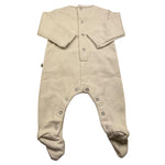 PETIT INDI tutina manica lunga tinta unita Panna per Neonato AW24B1202 PANNA PETIT INDI 