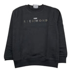 JOHN RICHMOND felpa tinta unita con stampa Nero per Bambina RBA24086FE NERO JOHN RICHMOND 