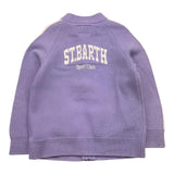 SAINT BARTH maglia tinta unita con zip mezzo collo Lilla per Bambina CIH001 LILLA SAINT BARTH 