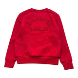 John Richmond Felpa Girocollo Tinta Unita con Logo per Bambino RBP26189FE ROSSO JOHN RICHMOND 