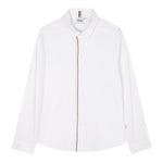 Boss Camicia Manica Lunga Tinta Unita con Logo per Bambino J52010 BIANCO BOSS 