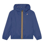 K-Way Giubbino Tinta Unita con Cappuccio per Bambino K61336WX BLU K-WAY 